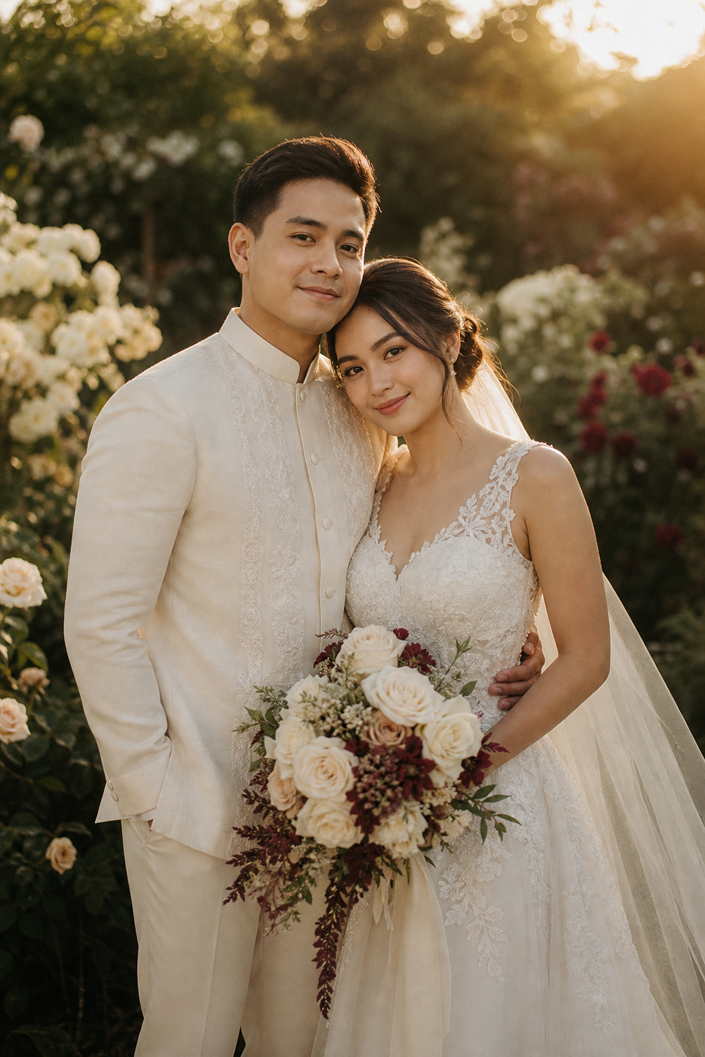 Classic wedding invitation preview